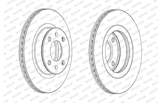 Brake Disc PREMIER DDF1792C Ferodo, Image 2