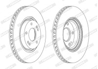 Brake Disc PREMIER DDF1795C Ferodo