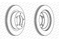 Brake Disc PREMIER DDF1798C-1 Ferodo