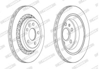 Brake Disc PREMIER DDF1802C Ferodo