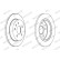 Brake Disc PREMIER DDF1804C Ferodo, Thumbnail 2