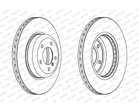 Brake Disc PREMIER DDF1811C-1 Ferodo, Image 2
