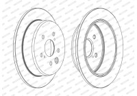 Brake Disc PREMIER DDF1815C Ferodo