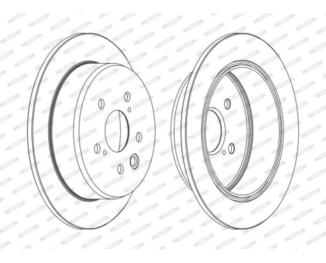 Brake Disc PREMIER DDF1815C Ferodo