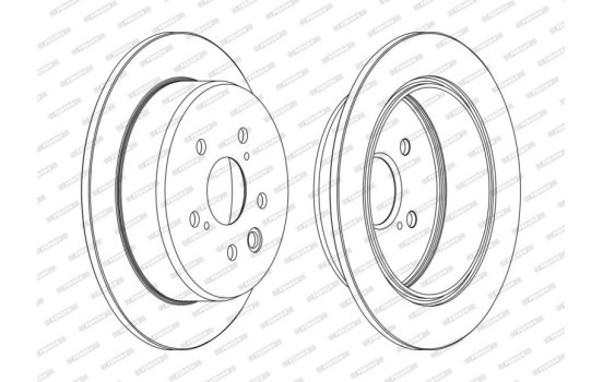 Brake Disc PREMIER DDF1815C Ferodo