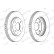 Brake Disc PREMIER DDF1845 Ferodo, Thumbnail 2