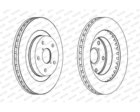 Brake Disc PREMIER DDF1857 Ferodo, Image 2