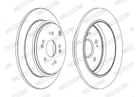 Brake Disc PREMIER DDF1860C Ferodo