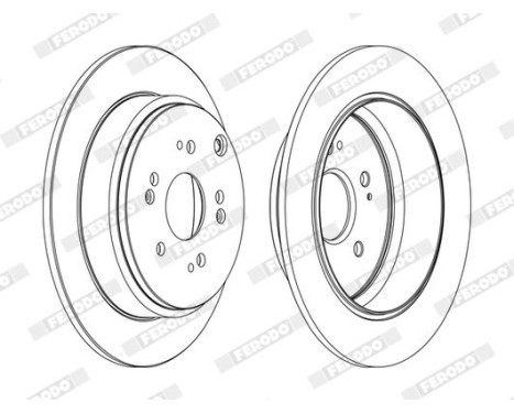 Brake Disc PREMIER DDF1860C Ferodo