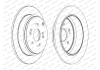 Brake Disc PREMIER DDF1860C Ferodo