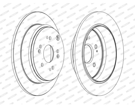 Brake Disc PREMIER DDF1860C Ferodo