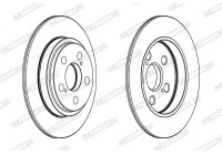 Brake Disc PREMIER DDF1866 Ferodo
