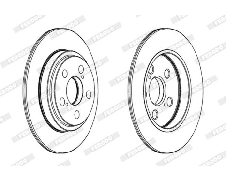 Brake Disc PREMIER DDF1866 Ferodo