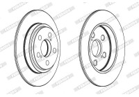 Brake Disc PREMIER DDF1866 Ferodo