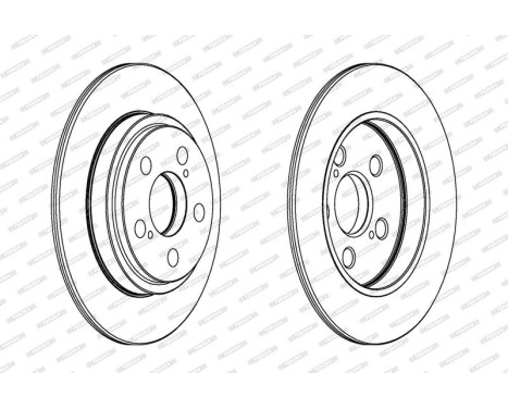 Brake Disc PREMIER DDF1866 Ferodo