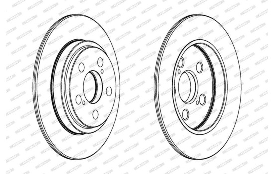 Brake Disc PREMIER DDF1866 Ferodo