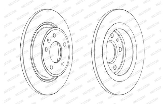 Brake Disc PREMIER DDF1871 Ferodo