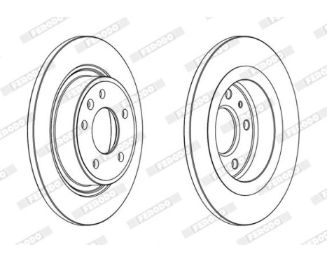 Brake Disc PREMIER DDF1871C Ferodo