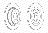 Brake Disc PREMIER DDF1871C Ferodo