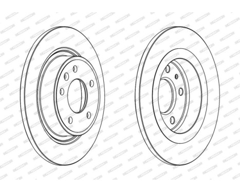 Brake Disc PREMIER DDF1871C Ferodo