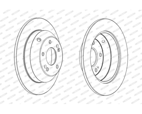 Brake Disc PREMIER DDF1873C Ferodo, Image 2