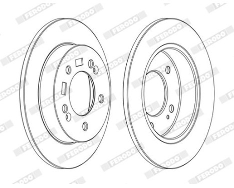 Brake Disc PREMIER DDF1874C Ferodo