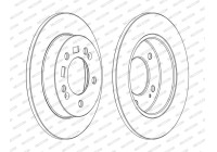 Brake Disc PREMIER DDF1874C Ferodo