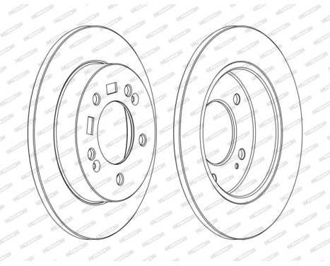 Brake Disc PREMIER DDF1874C Ferodo