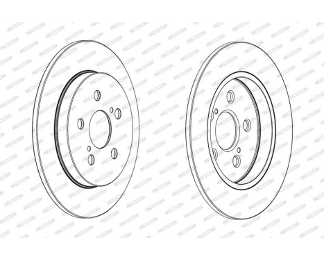 Brake Disc PREMIER DDF1875C Ferodo, Image 2