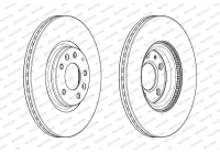 Brake Disc PREMIER DDF1880C Ferodo