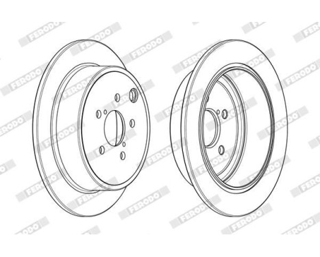 Brake Disc PREMIER DDF1883C Ferodo, Image 2
