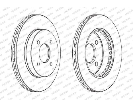 Brake Disc PREMIER DDF1885 Ferodo