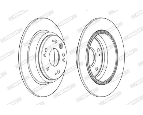 Brake Disc PREMIER DDF1894C Ferodo