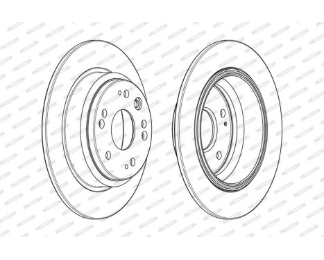 Brake Disc PREMIER DDF1894C Ferodo