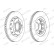 Brake Disc PREMIER DDF1896C Ferodo, Thumbnail 2