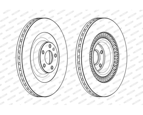 Brake Disc PREMIER DDF1899C-1 Ferodo, Image 2