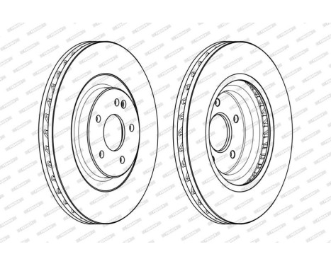 Brake Disc PREMIER DDF1900C-1 Ferodo