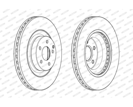 Brake Disc PREMIER DDF1905C-1 Ferodo