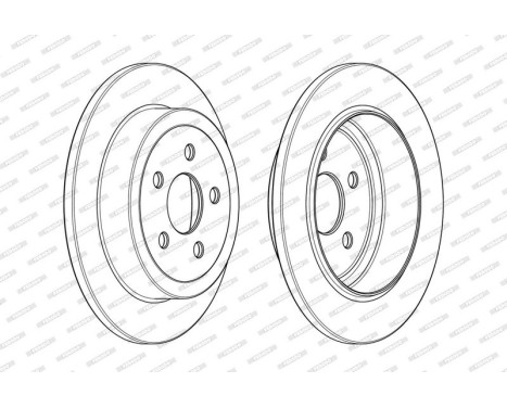 Brake Disc PREMIER DDF1911C Ferodo, Image 2