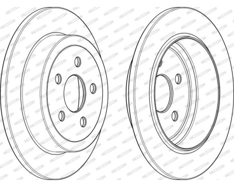 Brake Disc PREMIER DDF1911C Ferodo, Image 3