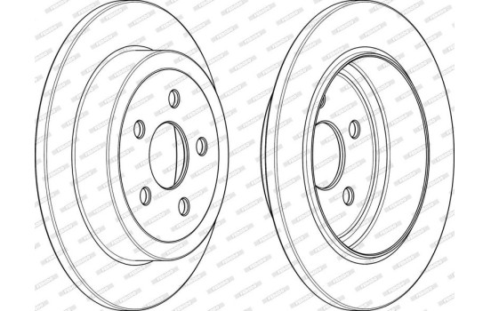 Brake Disc PREMIER DDF1911C Ferodo, Image 3
