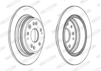 Brake Disc PREMIER DDF1933 Ferodo