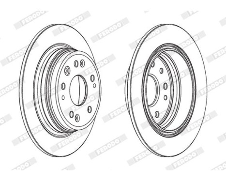 Brake Disc PREMIER DDF1933 Ferodo