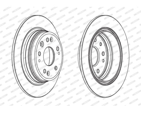 Brake Disc PREMIER DDF1933 Ferodo