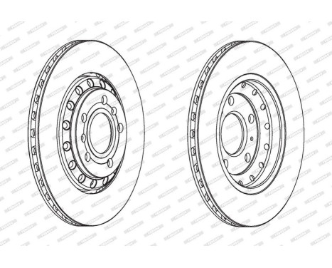 Brake Disc PREMIER DDF1934C Ferodo