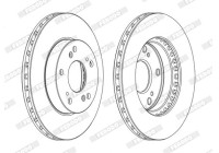 Brake Disc PREMIER DDF1939C Ferodo