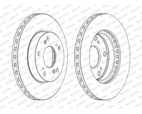 Brake Disc PREMIER DDF1939C Ferodo