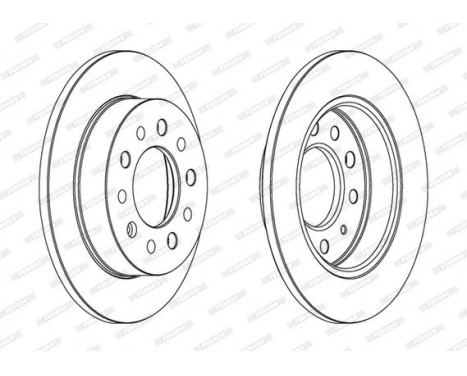 Brake Disc PREMIER DDF1955 Ferodo