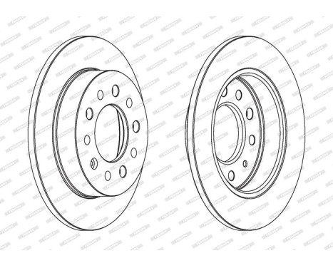 Brake Disc PREMIER DDF1955 Ferodo