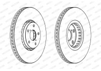 Brake Disc PREMIER DDF1957LC-1 Ferodo